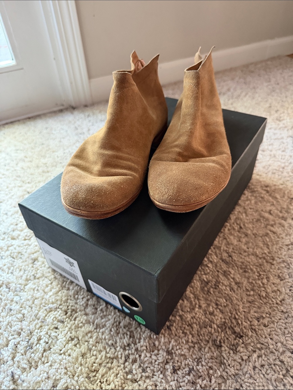 n.d.c. Alicia Softy Suede Chelsea Boots in Brown Tobacco Size EU 37